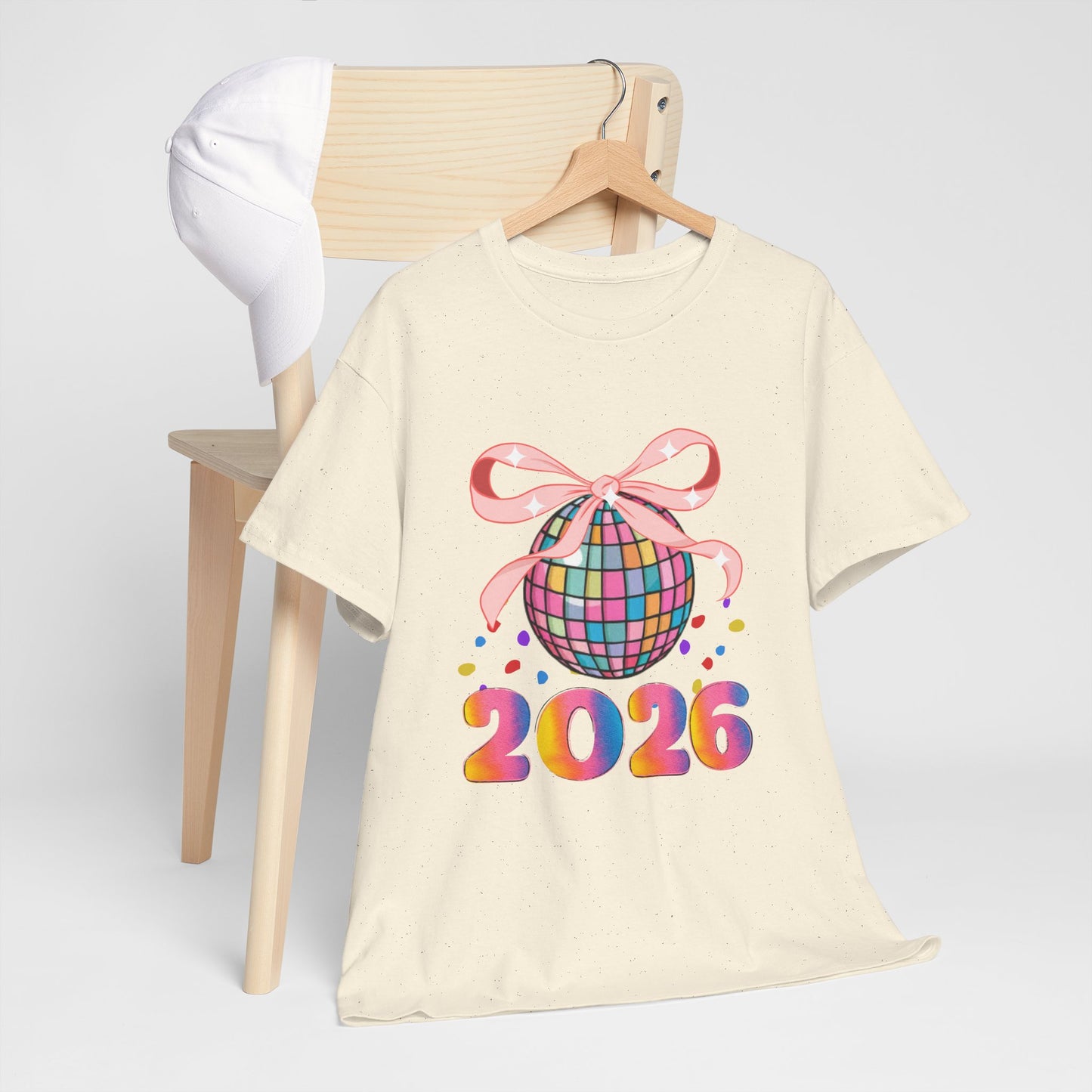 2026 Disco Ball COTTON UNISEX T-SHIRT