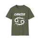 Cancer Zodiac White Soft Unisex T-shirt