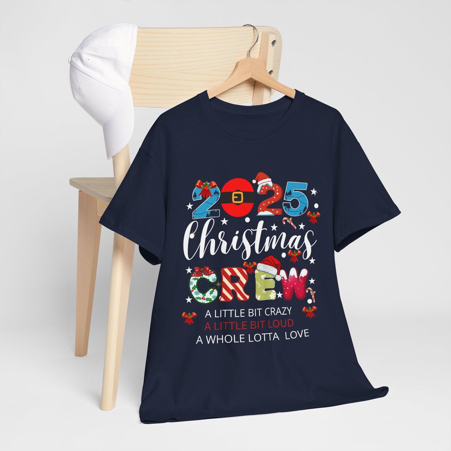 2025 Christmas Crew Cotton Unisex T-shirt