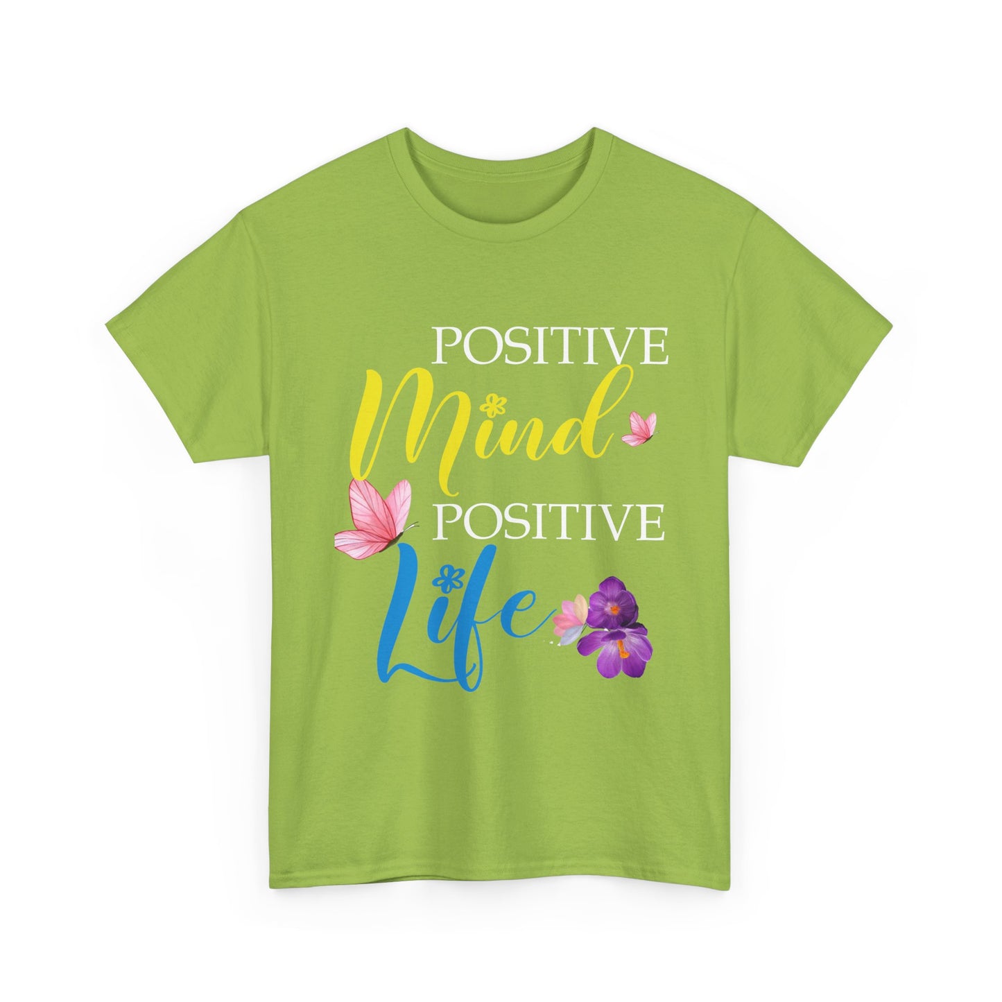 Positive Mind Positive Life Unisex Heavy Cotton Tee