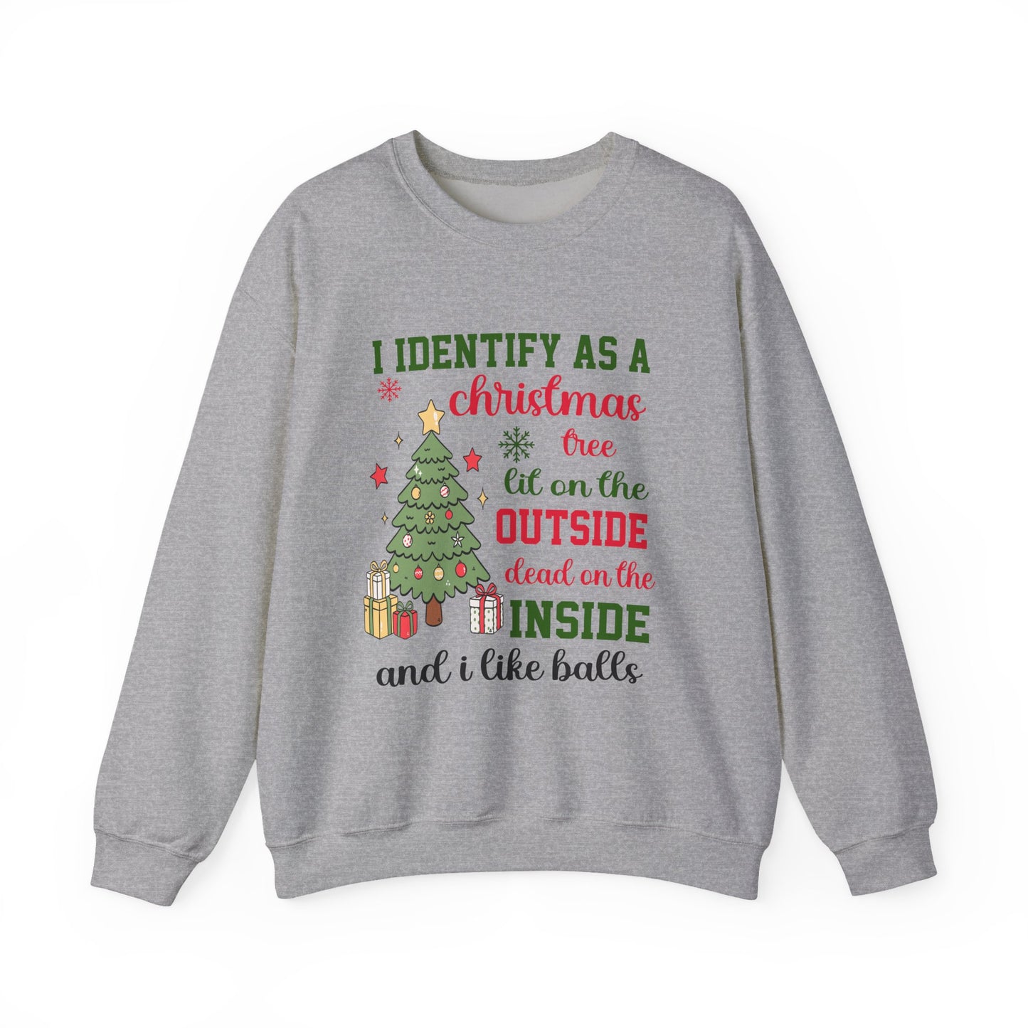 I Identify As a Christmas Tree Unisex Sweatshirt