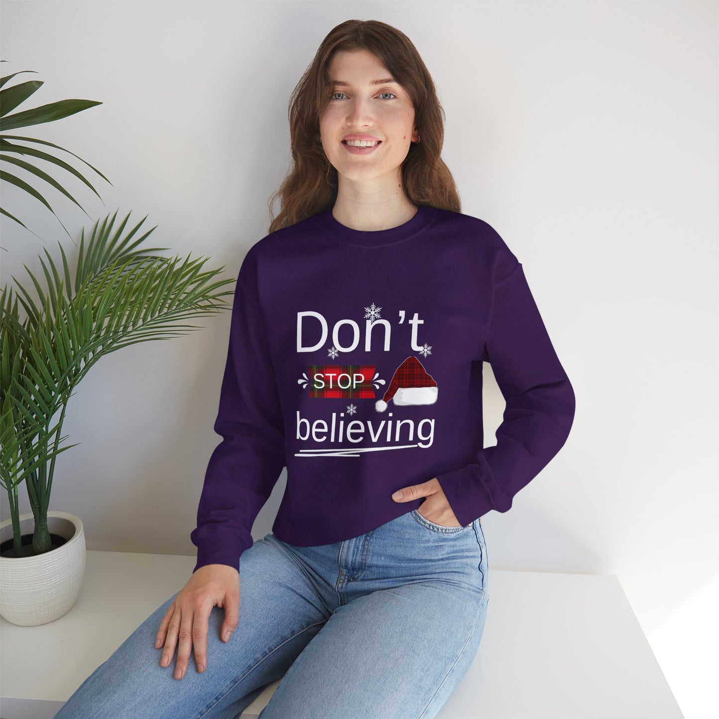 Don't Stop Believing Christmas Unisex Sweatshirt
