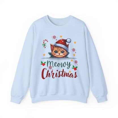 Meowy Christmas Unisex  Crewneck Sweatshirt