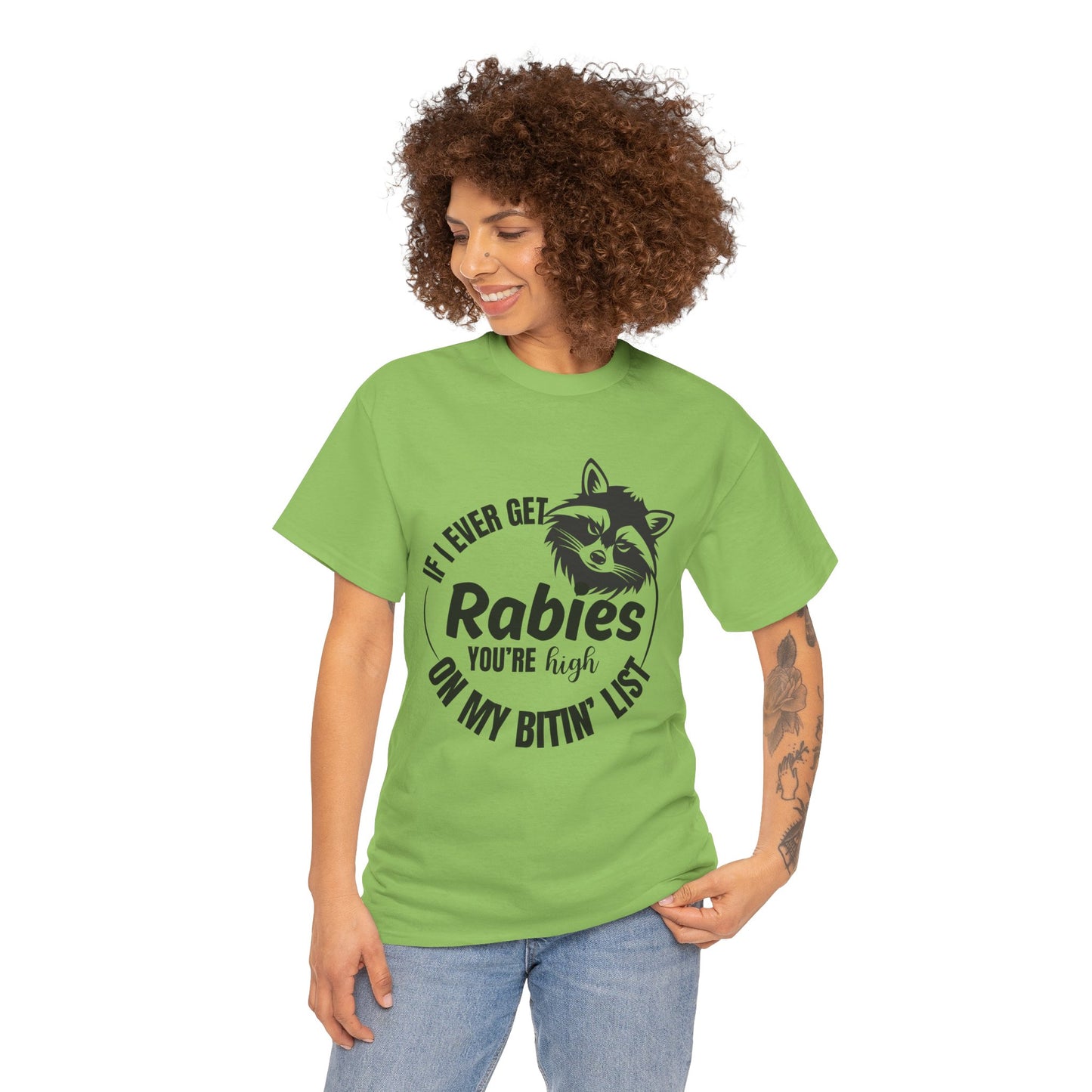 Rabies Cotton unisex t- shirt