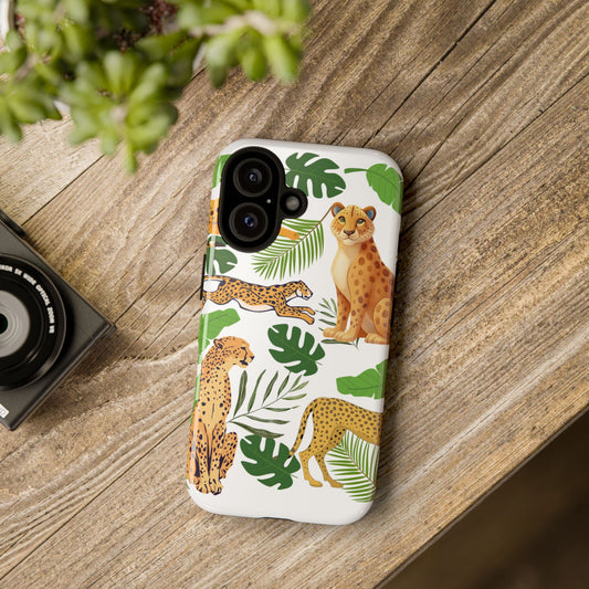 Cats in jungle Phone Case