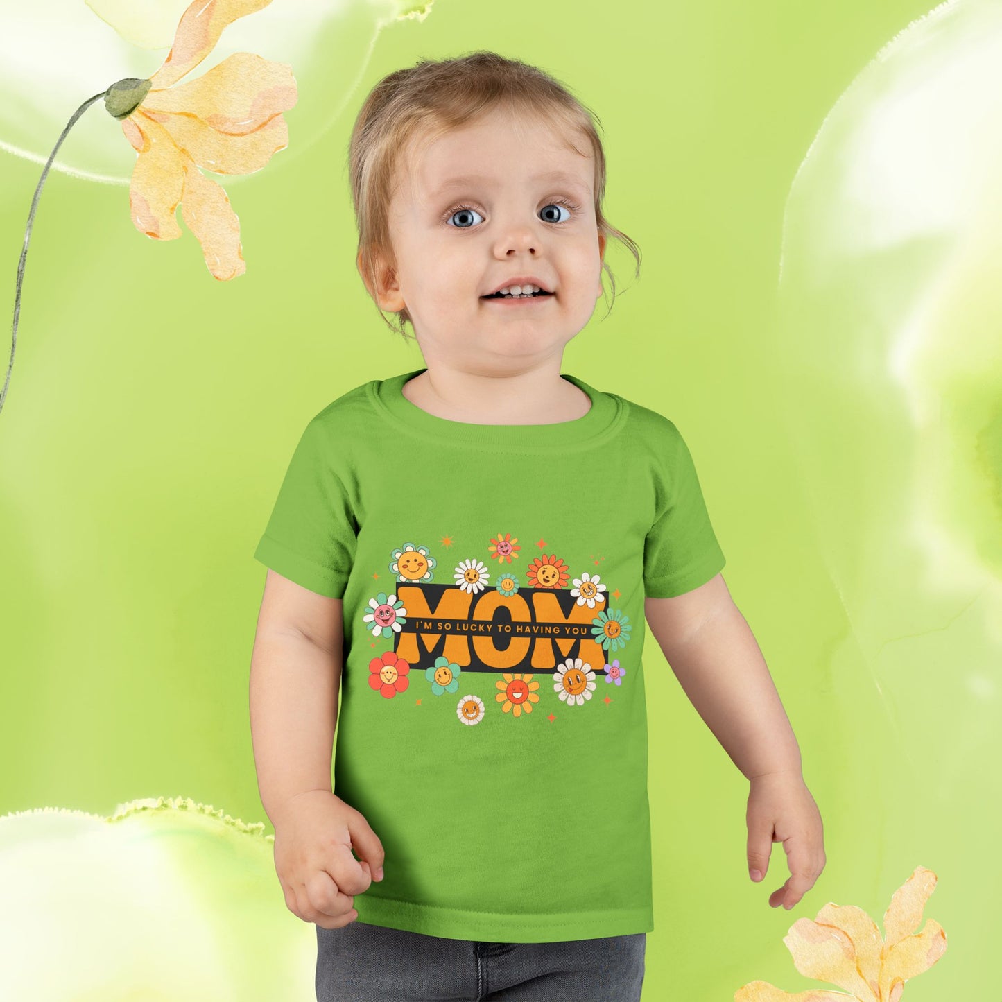 Mom Flowers Toddler T-shirt