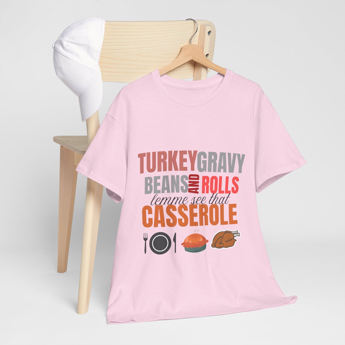 Turkey Gravy Beans Casserole cotton unisex t shirt