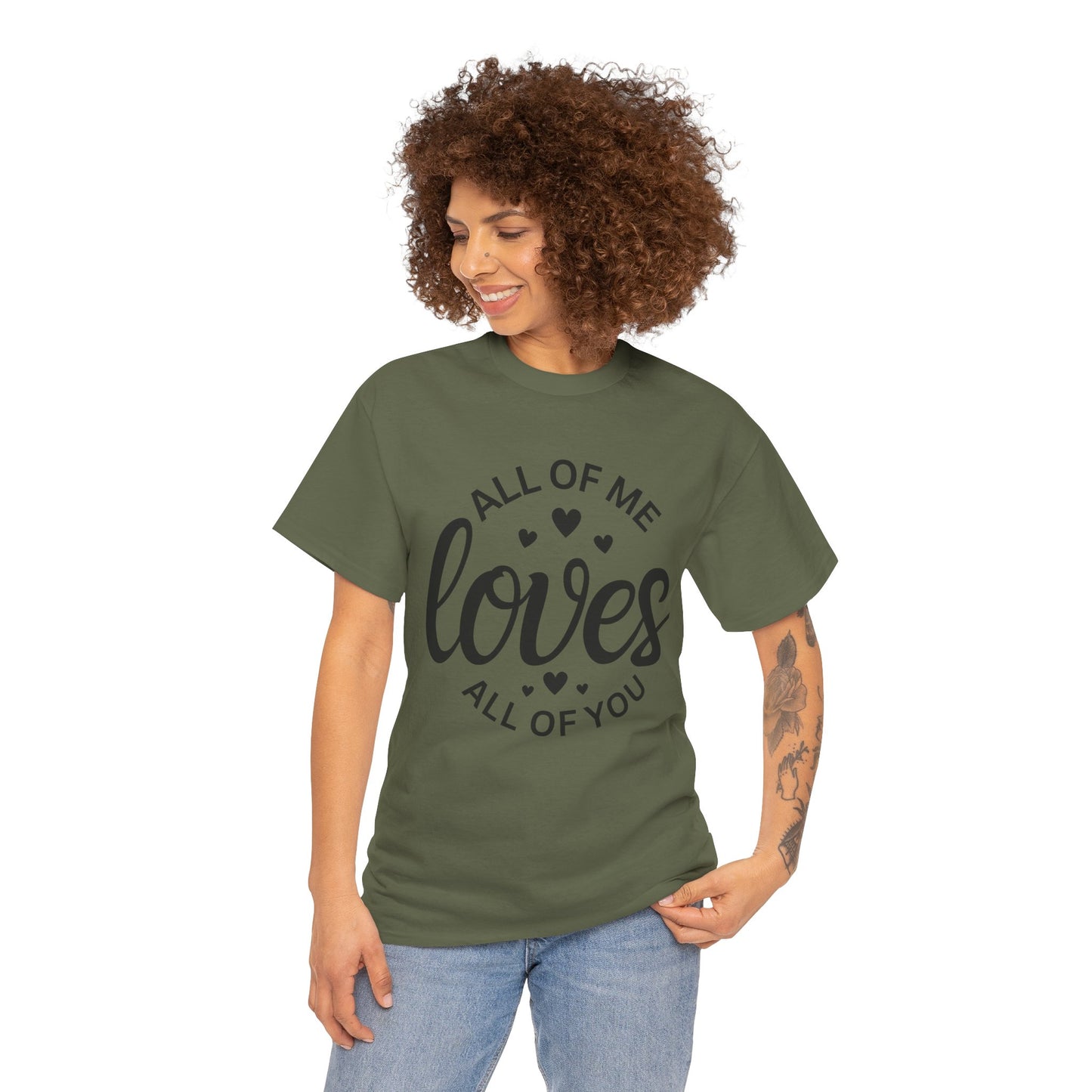 ALL OF ME LOVES COTTON UNISEX T-SHIRT