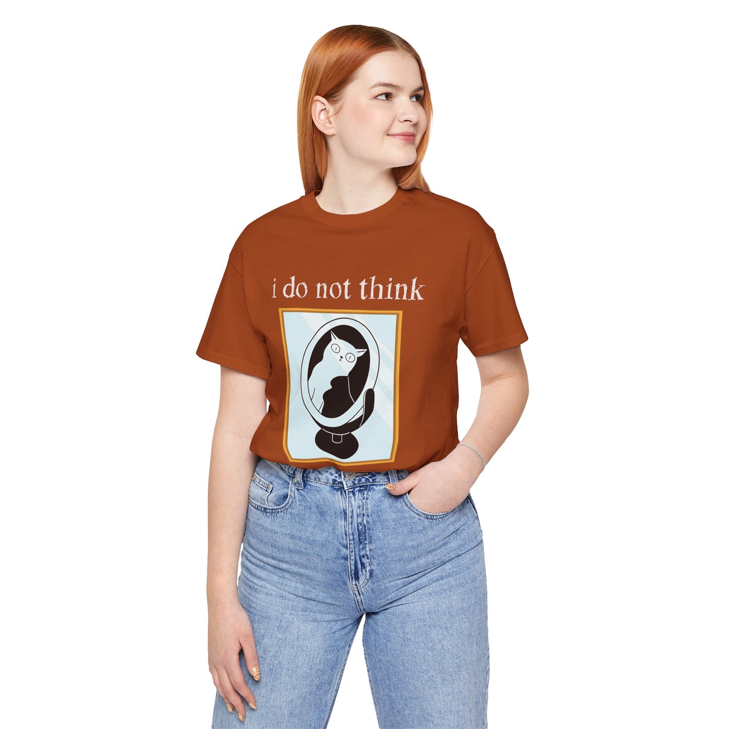 I do not think therefore i do not am Premium Unisex T-shirt
