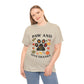 Paw and Give Thanks Fall Cotton Unisex T-shirt