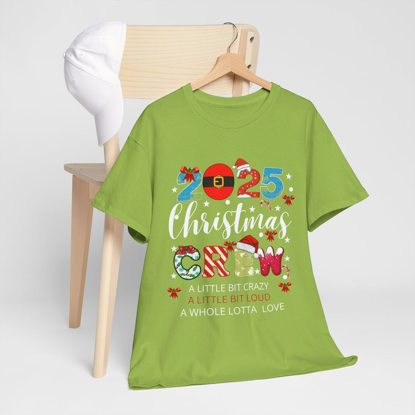 2025 Christmas Crew Cotton Unisex T-shirt