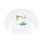 Frog Friends Long Sleeve Tee - Cute Design, Gift for Nature Lovers, Casual Wear, Outdoor Fun, Unisex T-Shirt, Spring Fashion