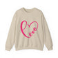 LOVE HEART UNISEX SWEATSHIRT