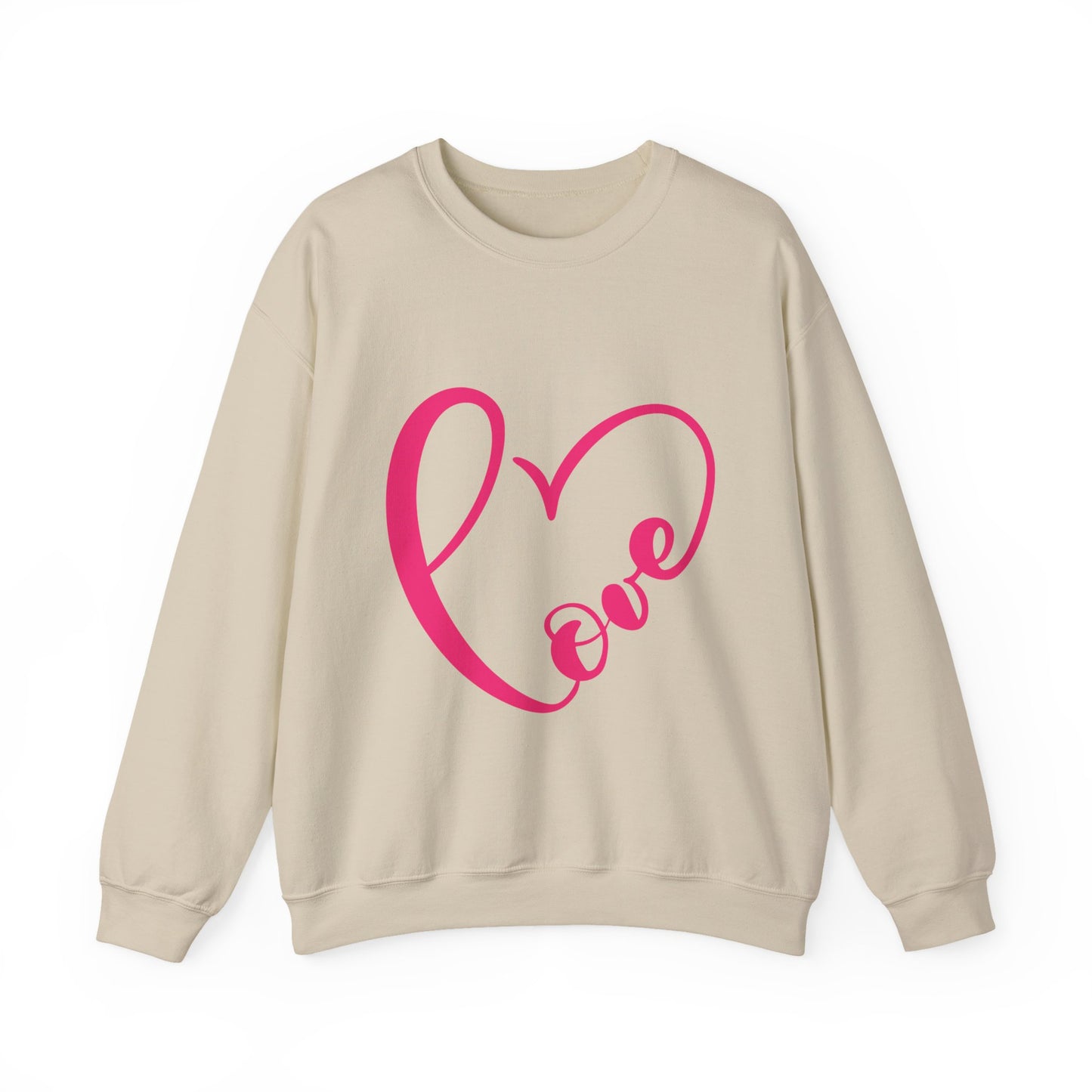 LOVE HEART UNISEX SWEATSHIRT
