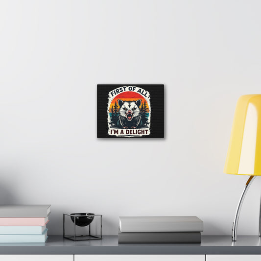 I M DELIGHT Canvas Wall Art