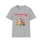 Meowy Woofy Christmas Cotton Unisex T-shirt