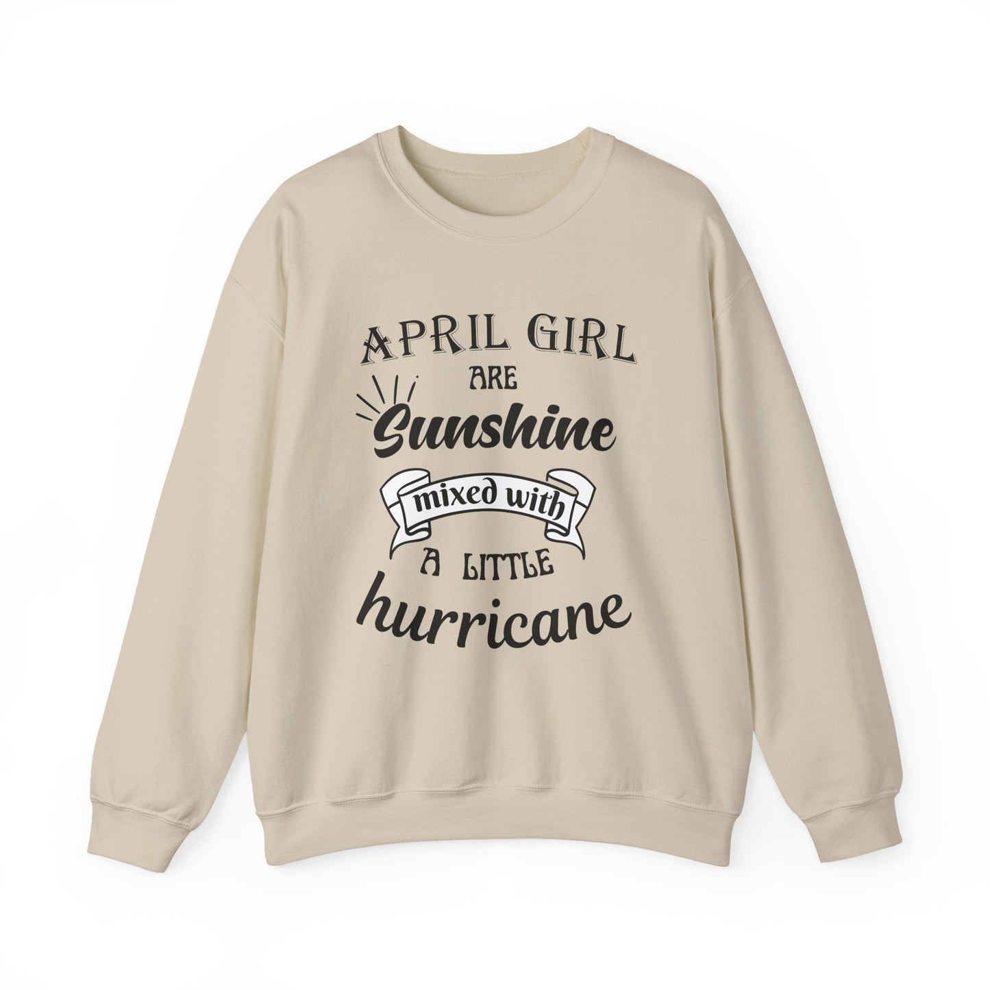April Girl Birthday Sunshine Unisex Sweatshirt
