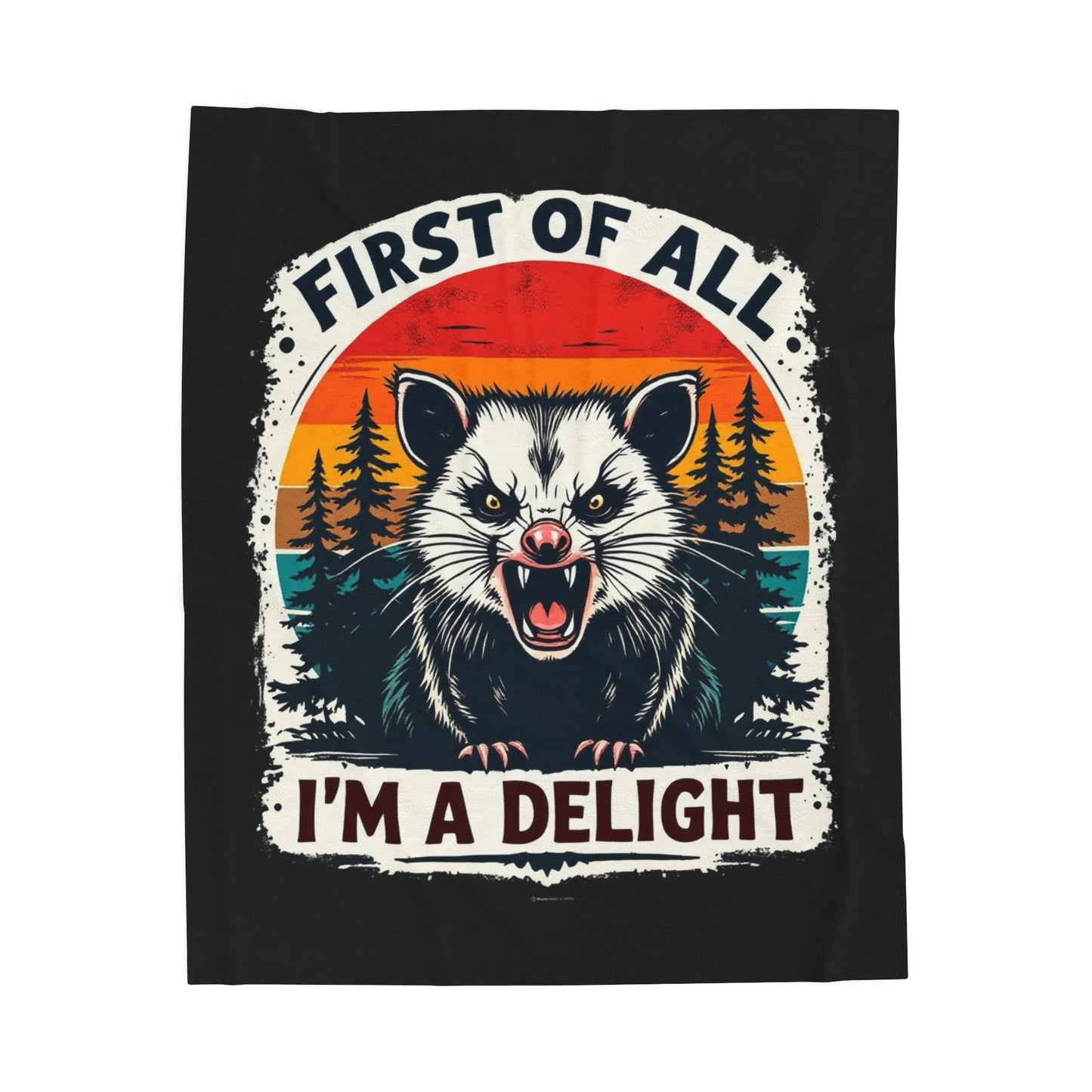 I M a Delight Plush Blanket