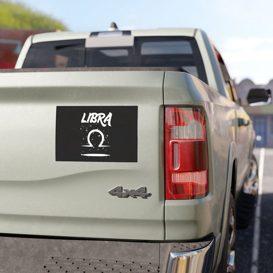 Libra  Zodiac Car Magnet