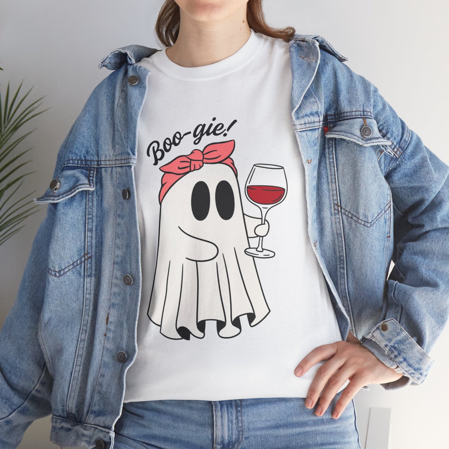 Boo-gie Ghost Unisex Cotton Tee