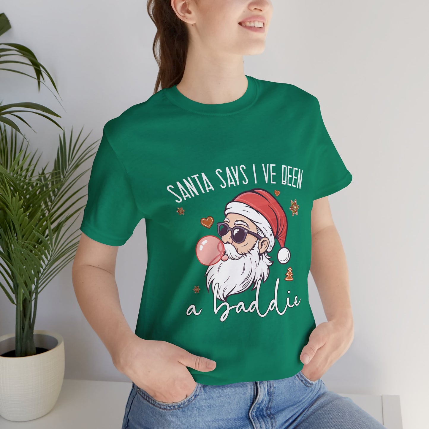 Santa Says I’ve Been a Baddie Christmas Premium Unisex T-shirt