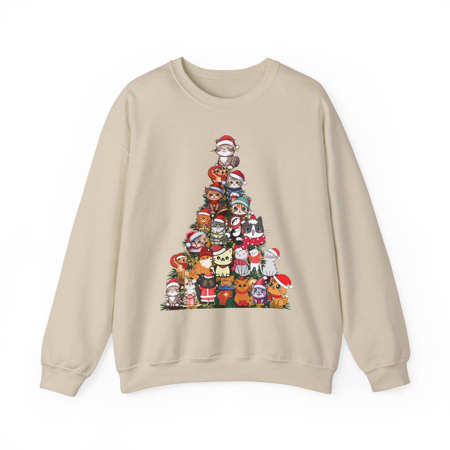 Meow tree Christmas Sweatshirt