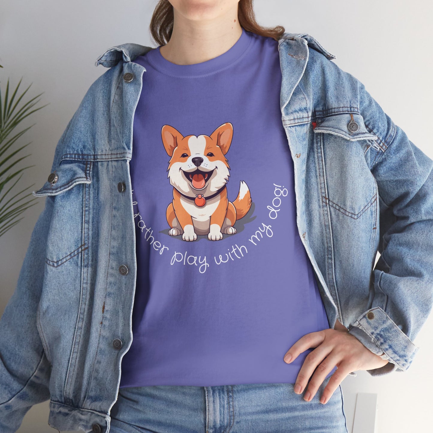 I'd rather play with my dog T-shirt