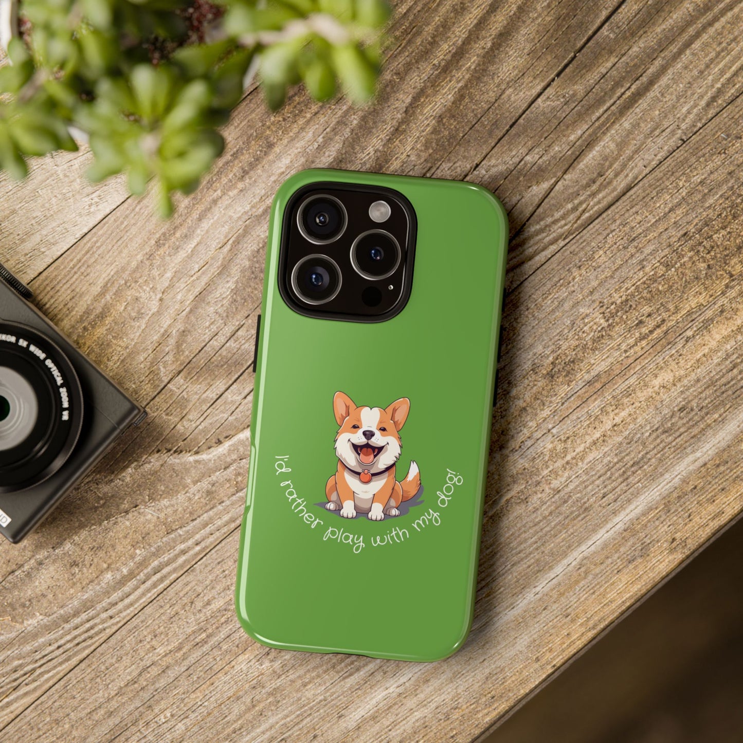 I'd rather play with my dog phonecase