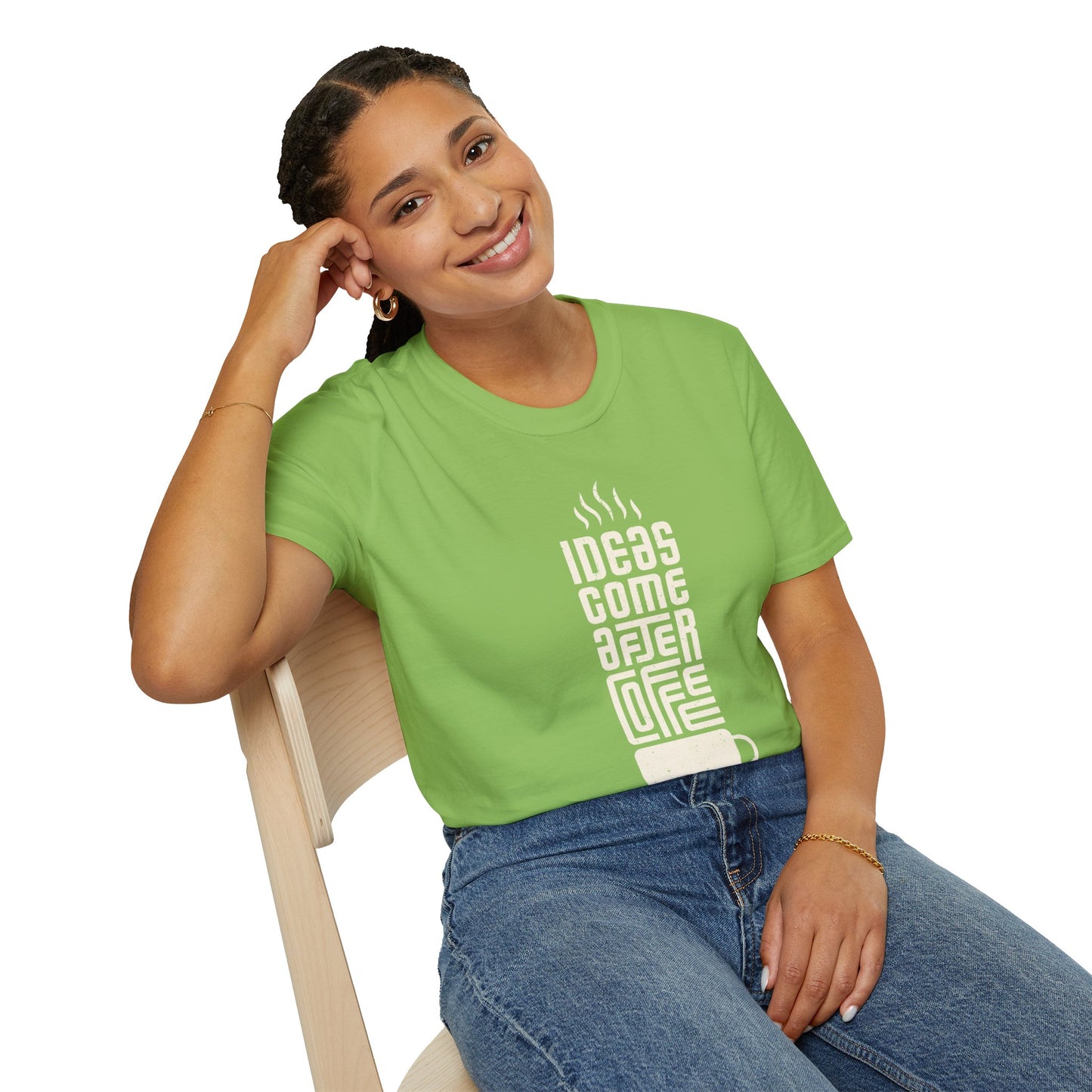 Ideas come after coffee T-shirt