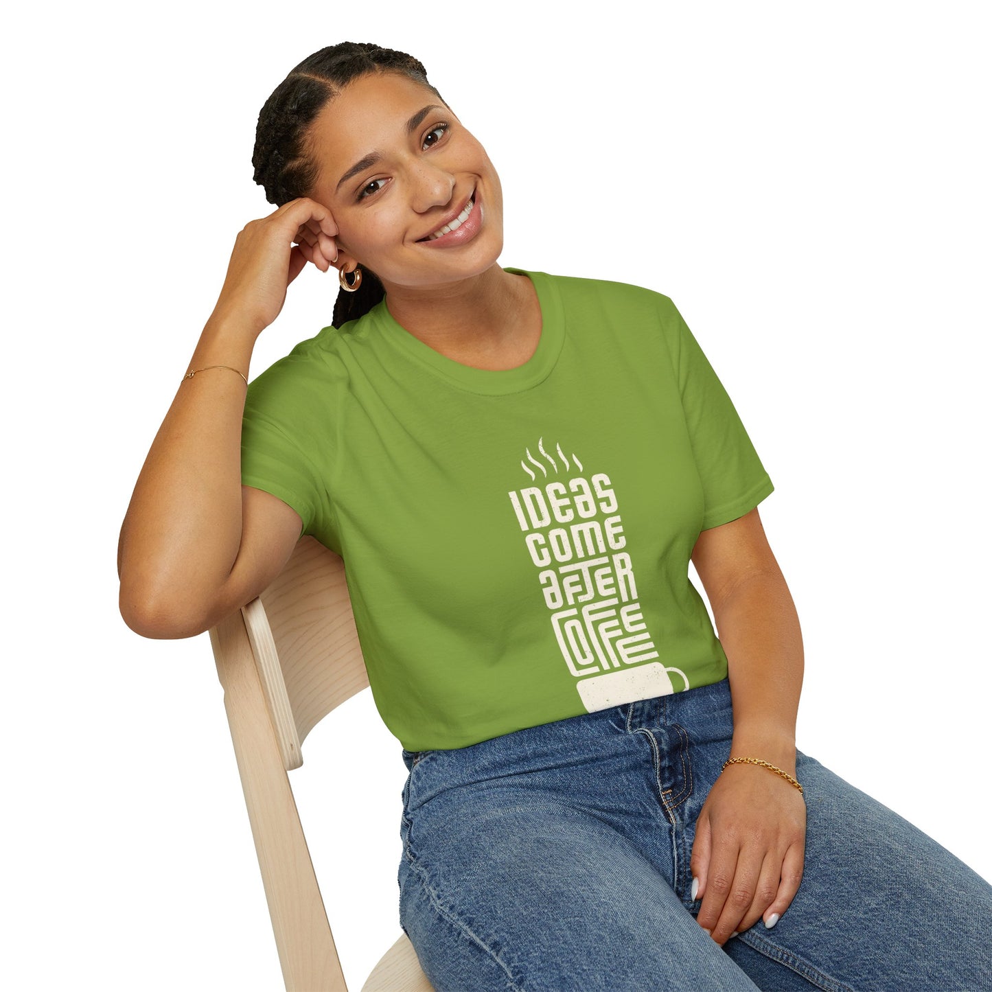 Ideas come after coffee T-shirt