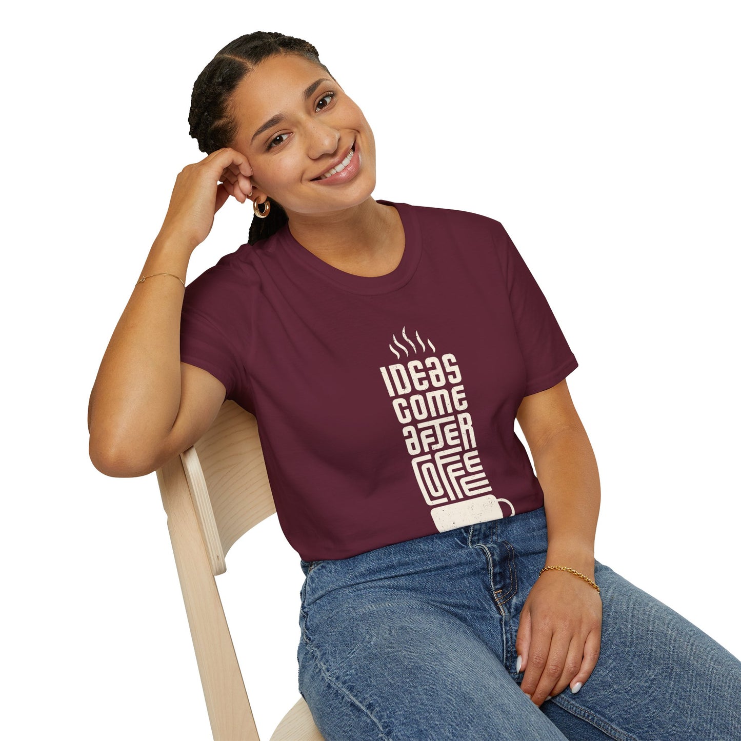 Ideas come after coffee T-shirt