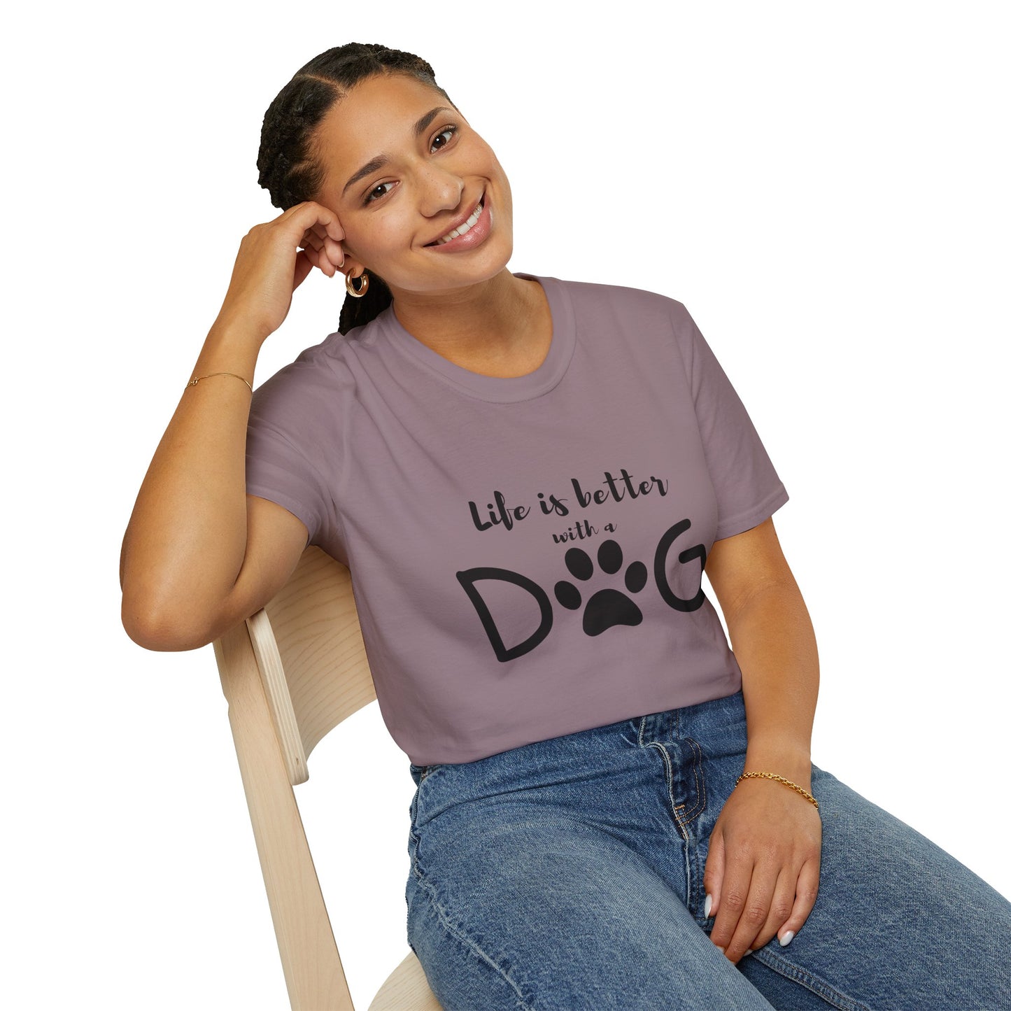 Life is better with a dog T-shirt
