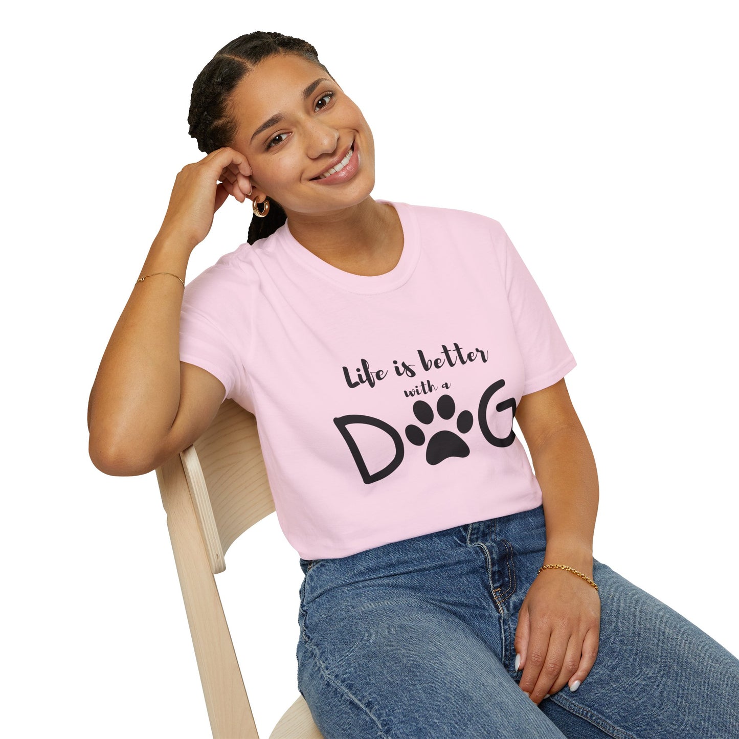 Life is better with a dog T-shirt