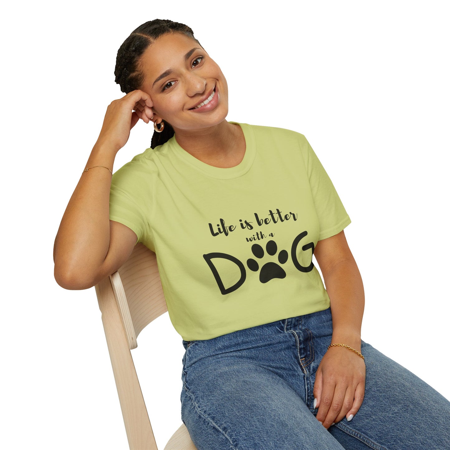 Life is better with a dog T-shirt