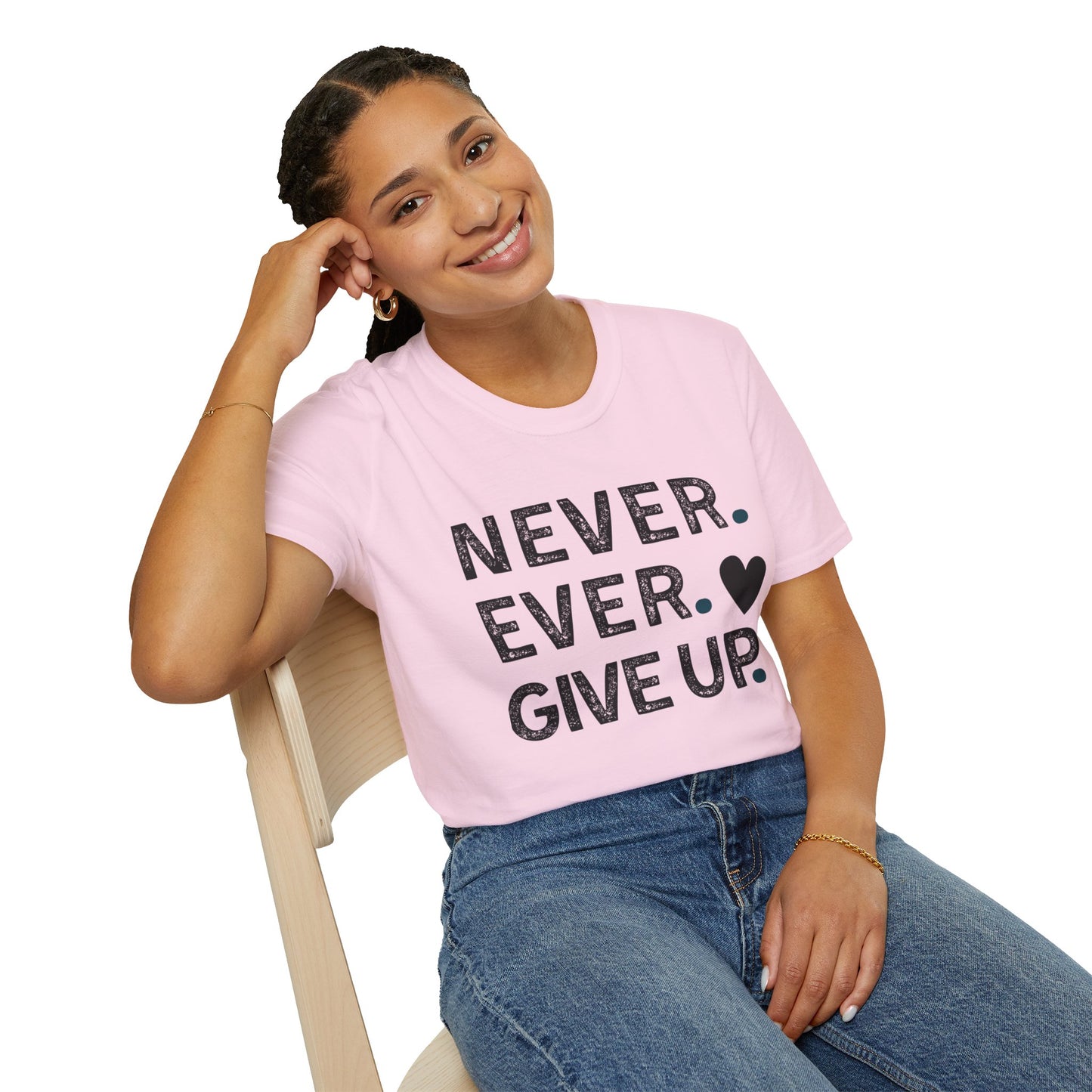 Never Ever Giveup t-shirt